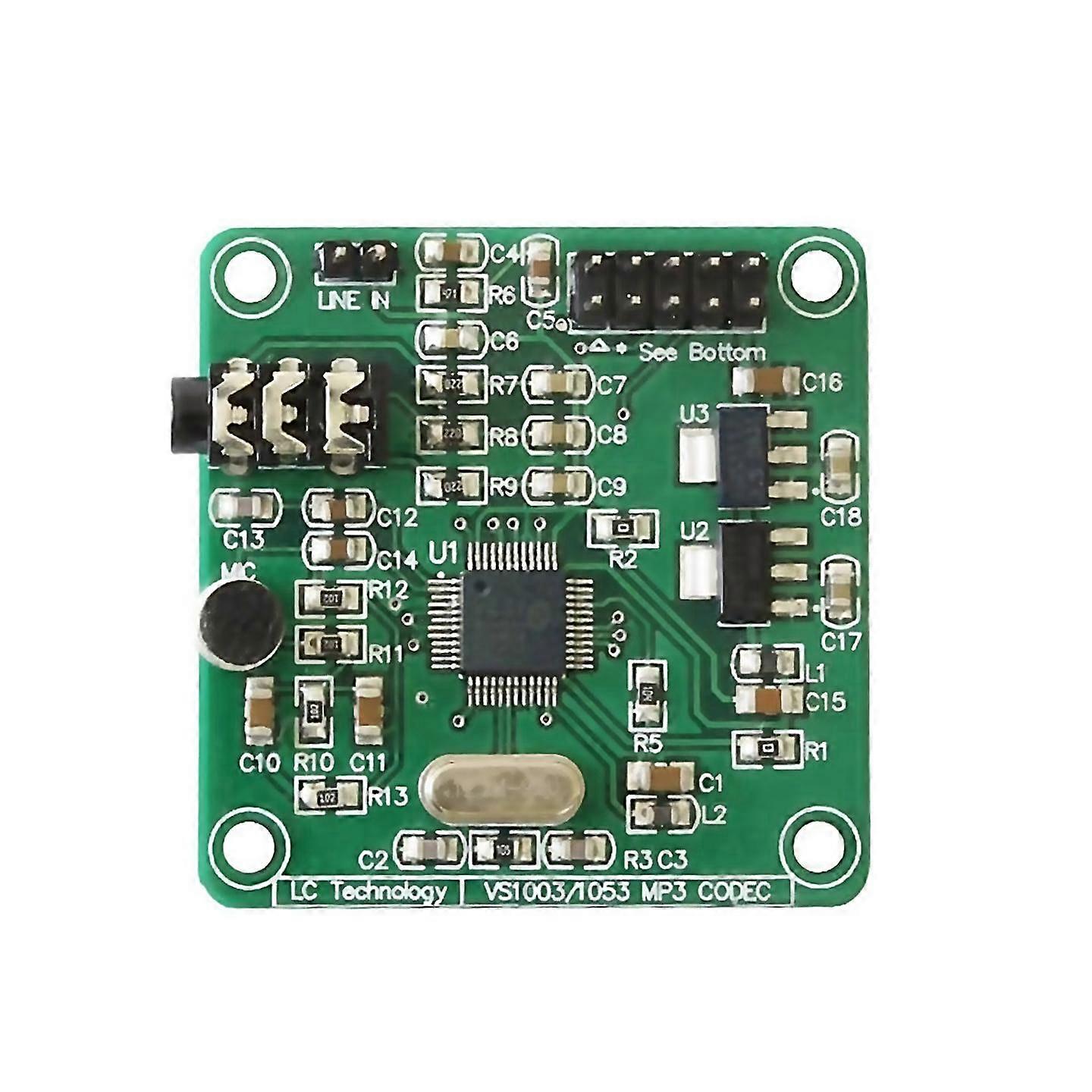 Vs1003 Module Mp3 Playback Audio Decoding Onboard Microphone Module
