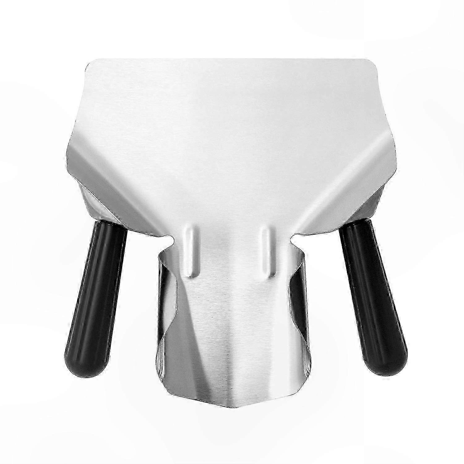 Multi-Function Stainless Steel Scoop for Popcorn, Chips, and More, Double Handles, 230 x 200 mm