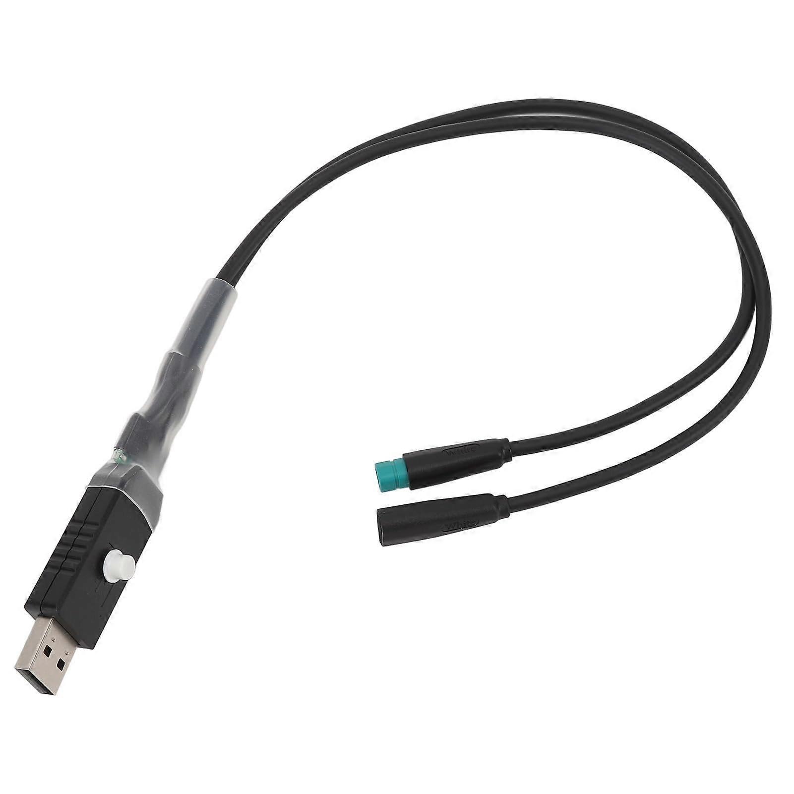 USB Programming Cable with Speed Limit Unlock and Wheel Size Setup for Bafang M600 M510 M500 Mid Drive