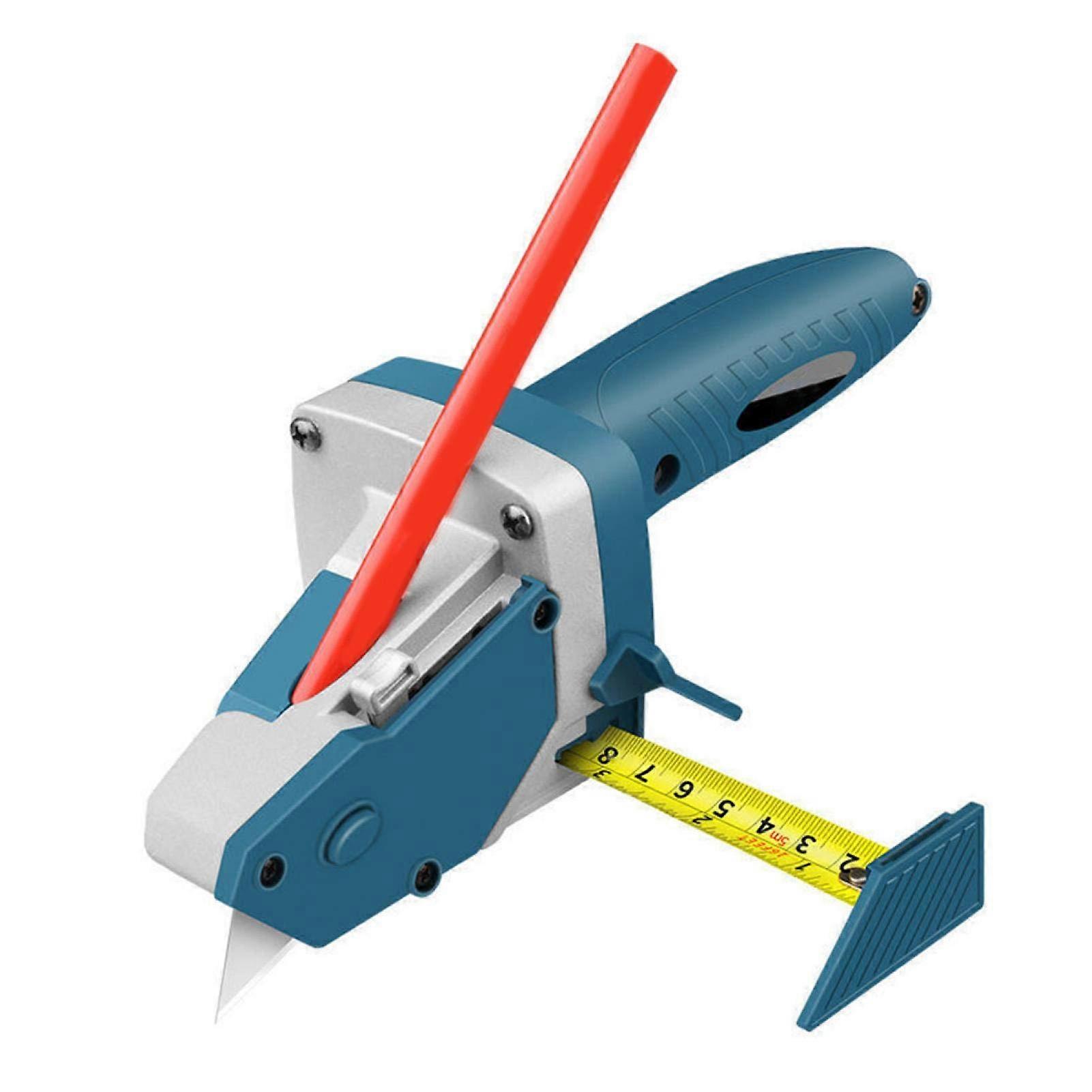 AllinOne Plasterboard Cutting Tool with Tape Measure  Universal Cutter  Durable Alloy Cutter for DIY