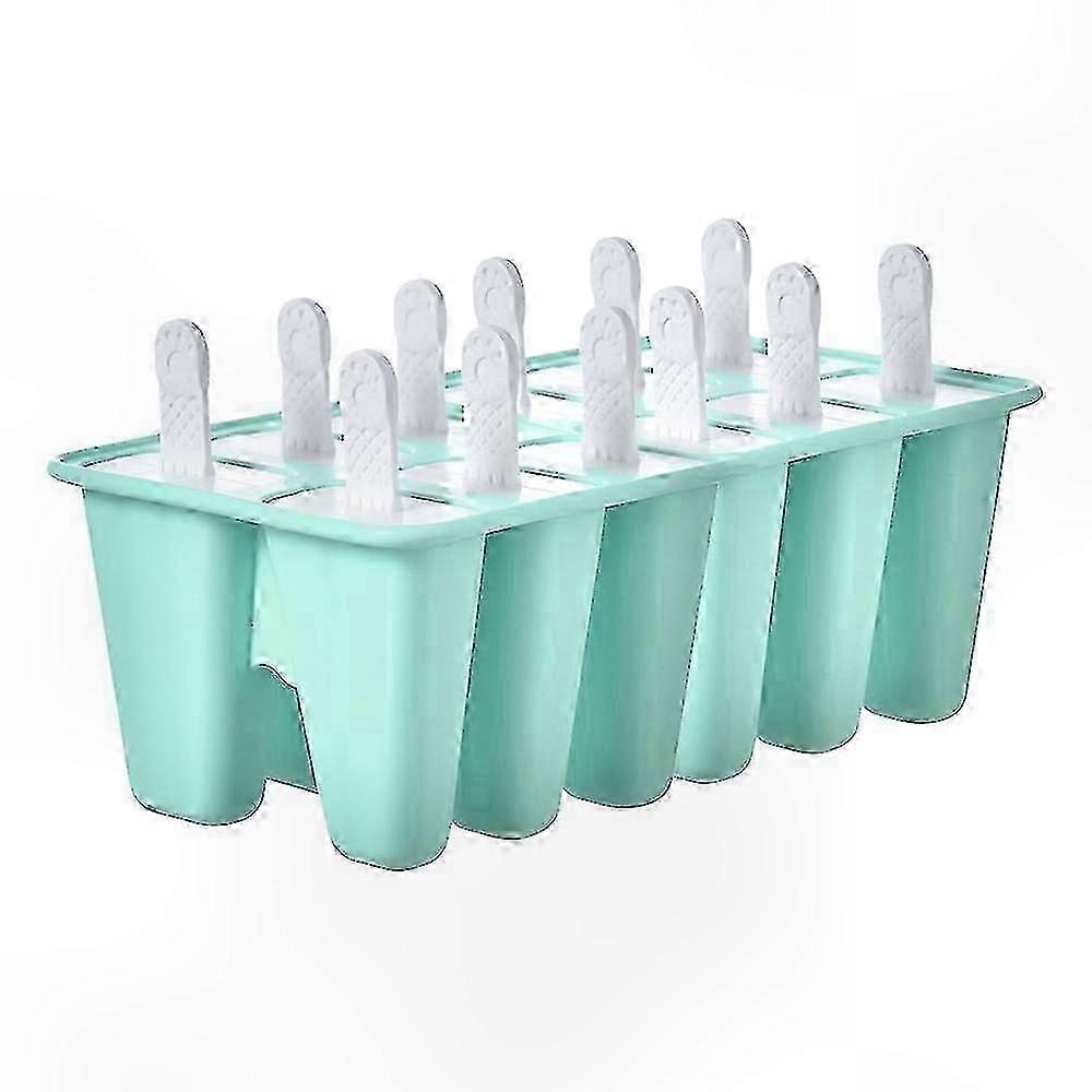 4-Piece Silicone Ice Pop Molds Reusable BPA Free Easy-release with Sticks for Kids