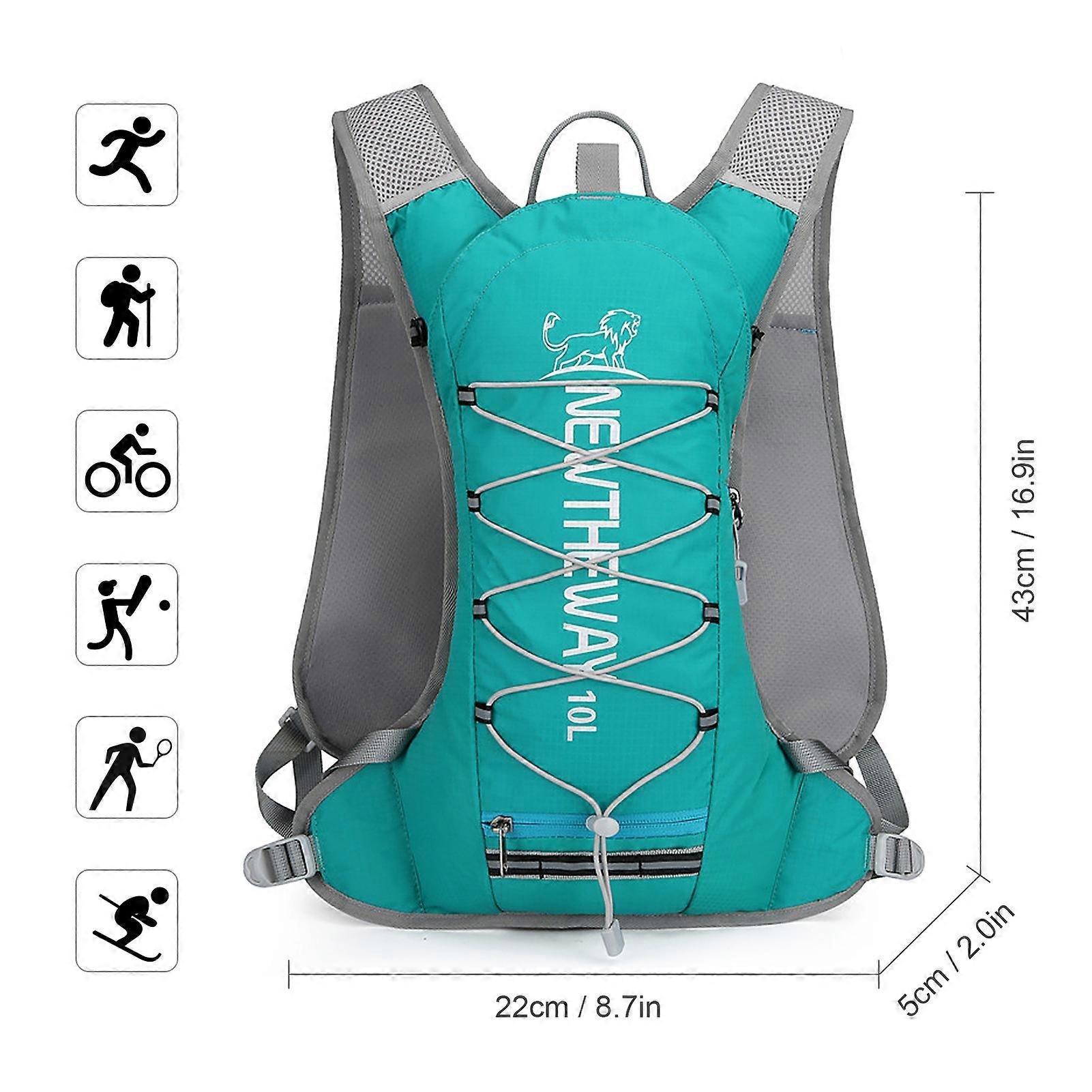 10L Insulated Hydration Backpack Vest Pack Cooler Bag for Running Cycle Camping Hiking Marathon