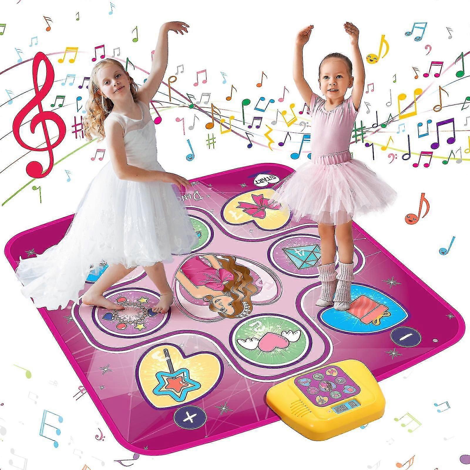 Electronic Dance Mat for Kids Ages 3-12, 5 Game Modes with Built-in Music