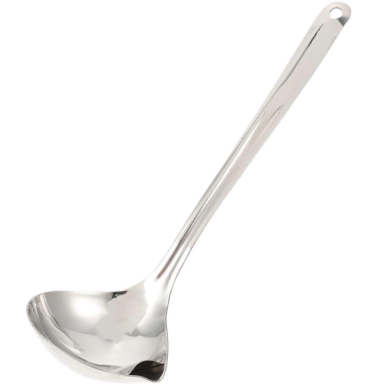 Large Serving Spoon For Buffet, Stainless Steel, Soup Ladle Strainer, Oil Filter Spoon, Multi-Function Serving Utensil