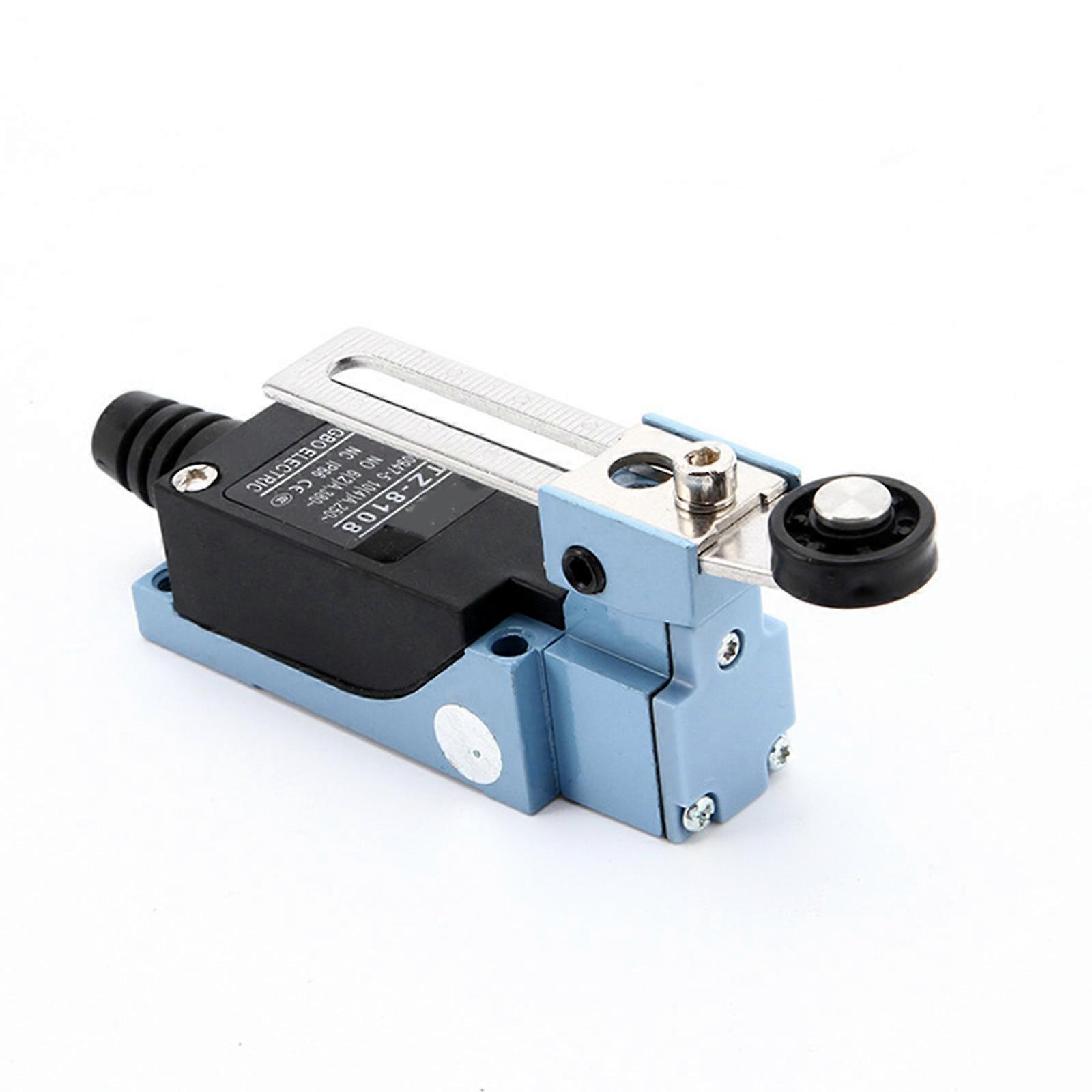 Rotating Plastic Roller Arm Limit Switches Waterproof High Sensitive Industrial Limiting Travel Switches Easy to Install Multicolor