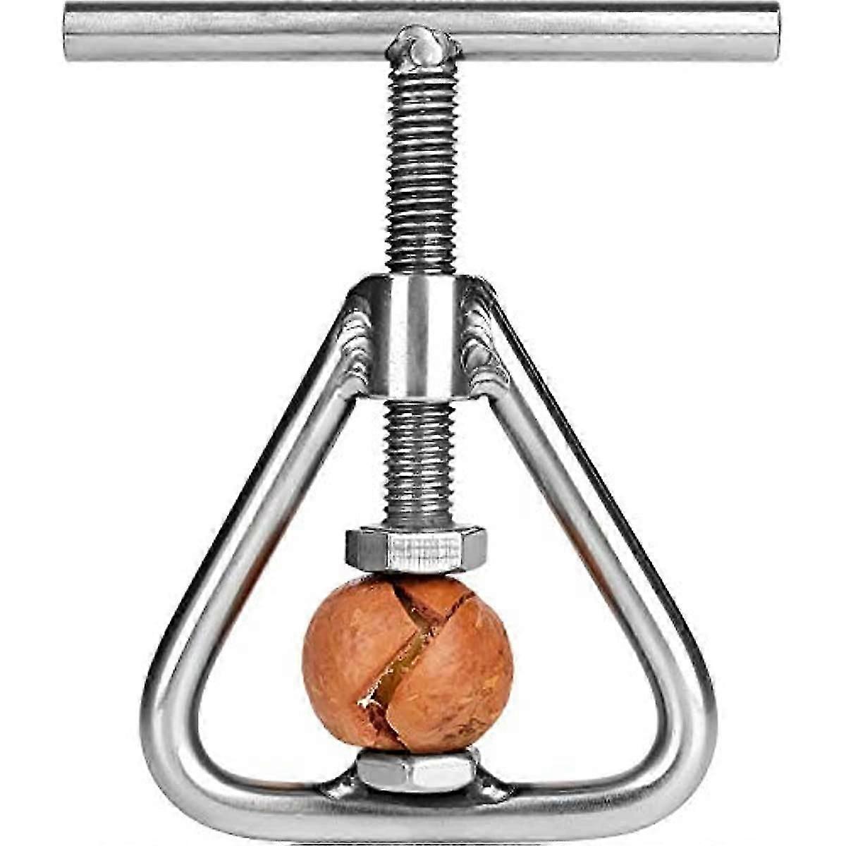 Nut Cracker Black Walnut Cracker Stainless Steel Pecan Cracker Nutcracker Tool Heavy Duty for ALL Nuts