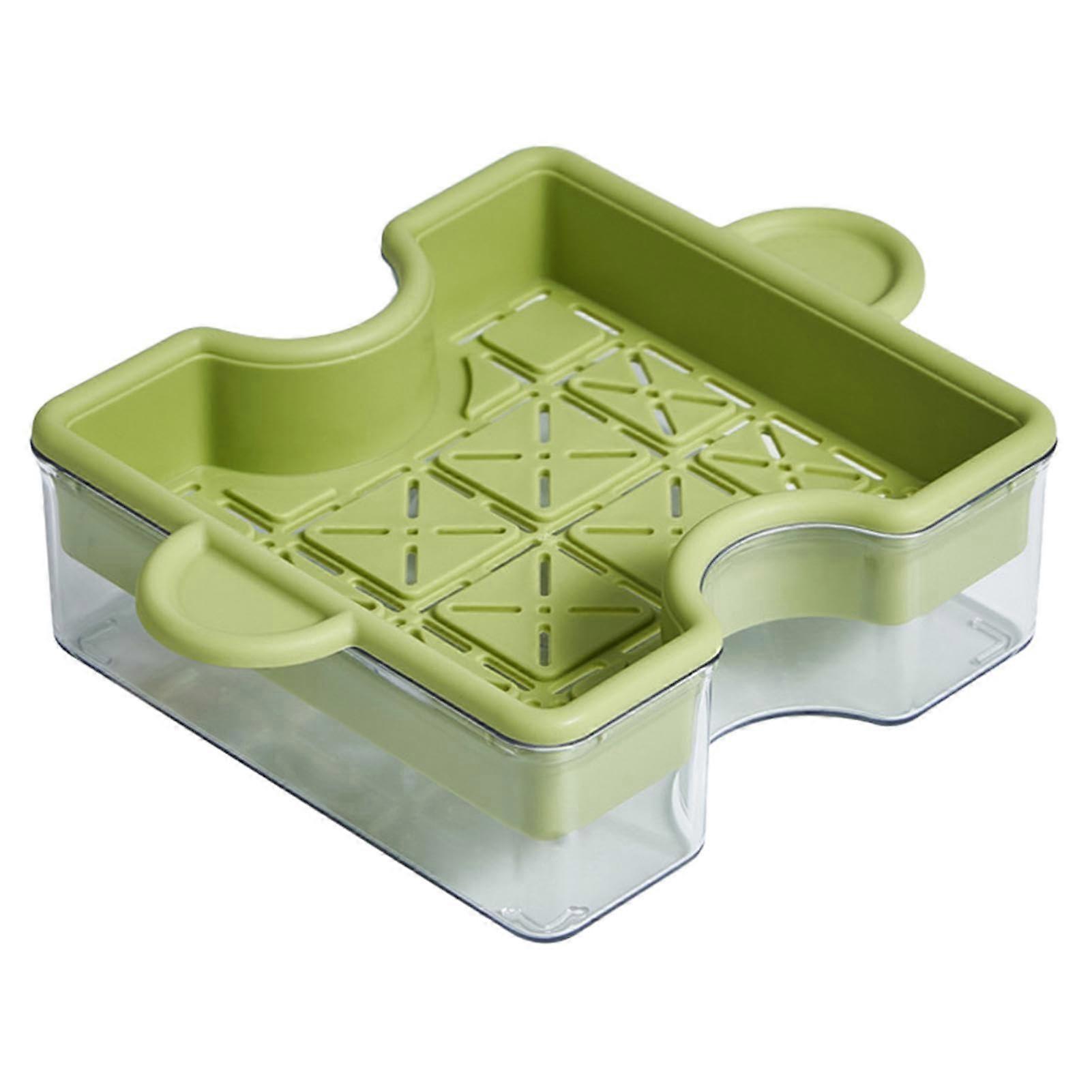 Hydroponic Cat Grass Planter Box | Double Layer Puzzle Design Soilless Tray for Cats | Indoor Hydroponics Pet Grass Holder