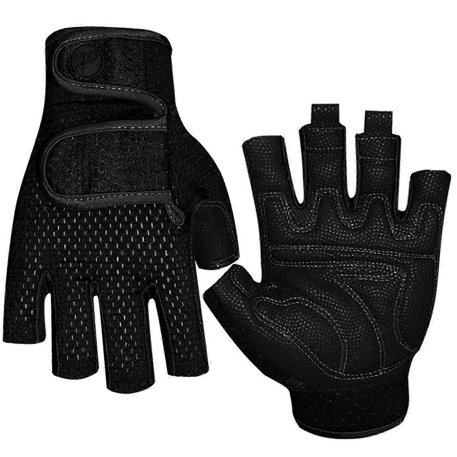 Men's & Women's 3/4 Finger Cycling Gloves for Mountain Biking, Fishing, Kayaking, Sailing & Workouts