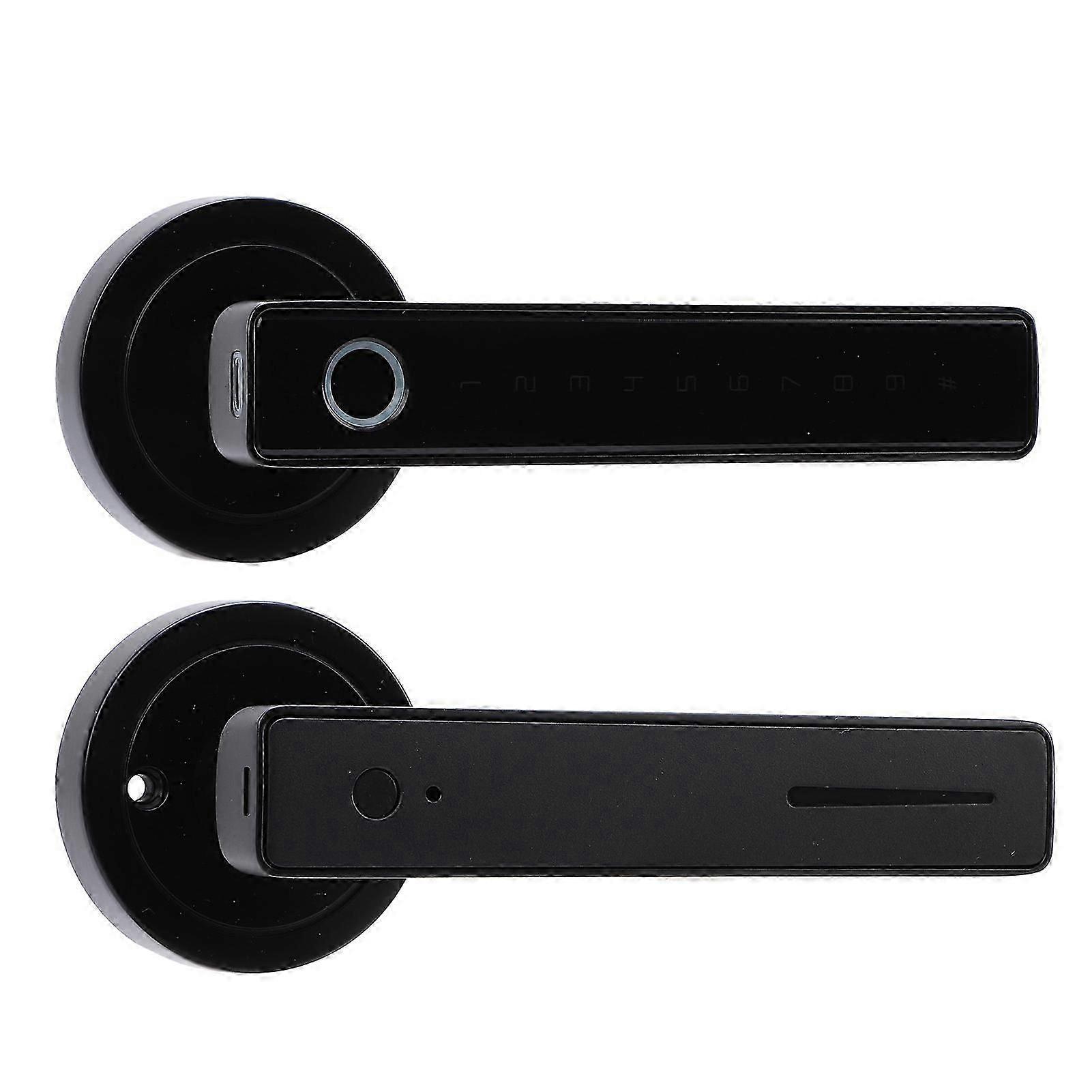 Fingerprint Keypad Door Handle Lock Keyless Entry Door Handle Digital Lock