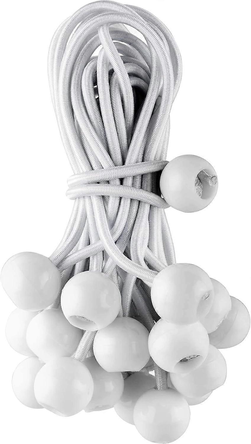 Ball Bungee Cords 25 Pack 6-inch Diameter Bungee Balls for Canopy, Net, Posts