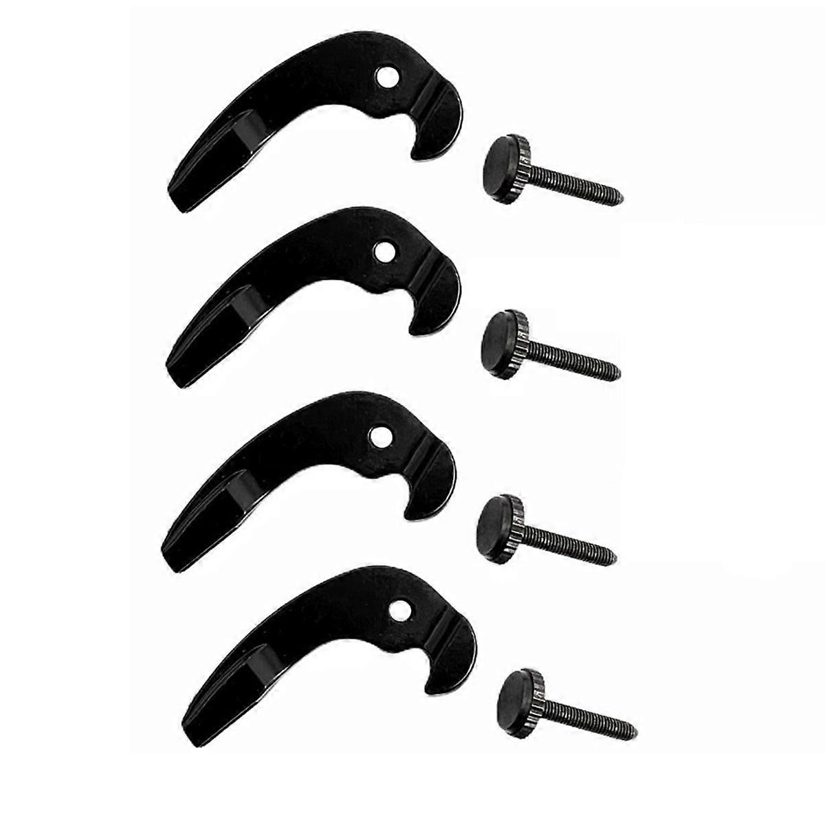 4pcs Cello Fine Tuners 3/4 4/4 Cello Strings Hooks Adjuster Tuners