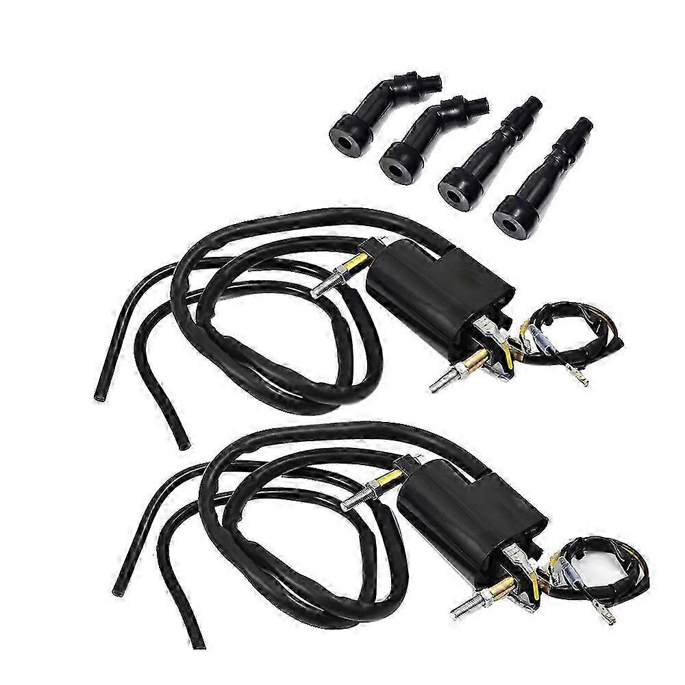 Set de 2 bobine de aprindere și capace pentru motociclete din seria GS 33410-450