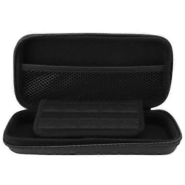 Portable Storage Bag Mini Carry EVA Protective Case for Nintendo Switch Lite Game Console Black.