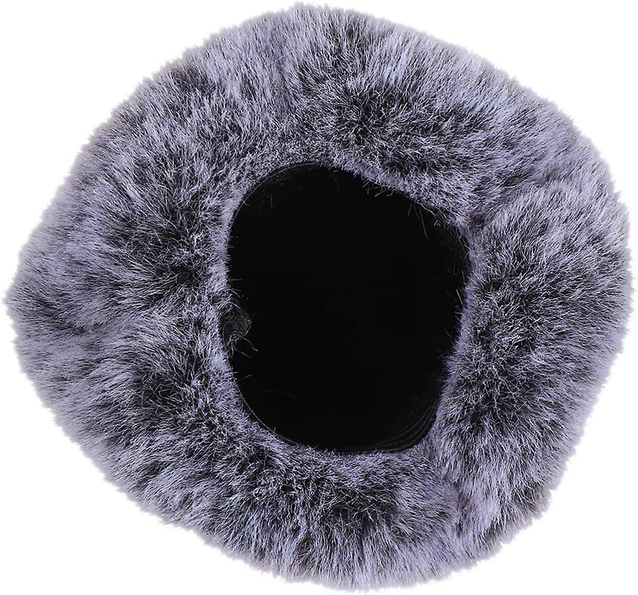 Material Microphone Fur Cover Windproof Noise Reduction for Q3 Stage Mic