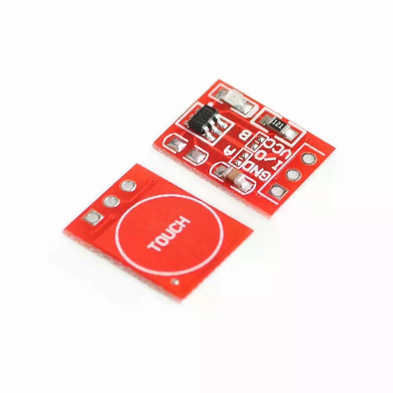 10pcs TTP223 Touch Key Switch Module Touching Button Self-Locking/No-Locking Capacitive Switches Single Channel Reconstruction
