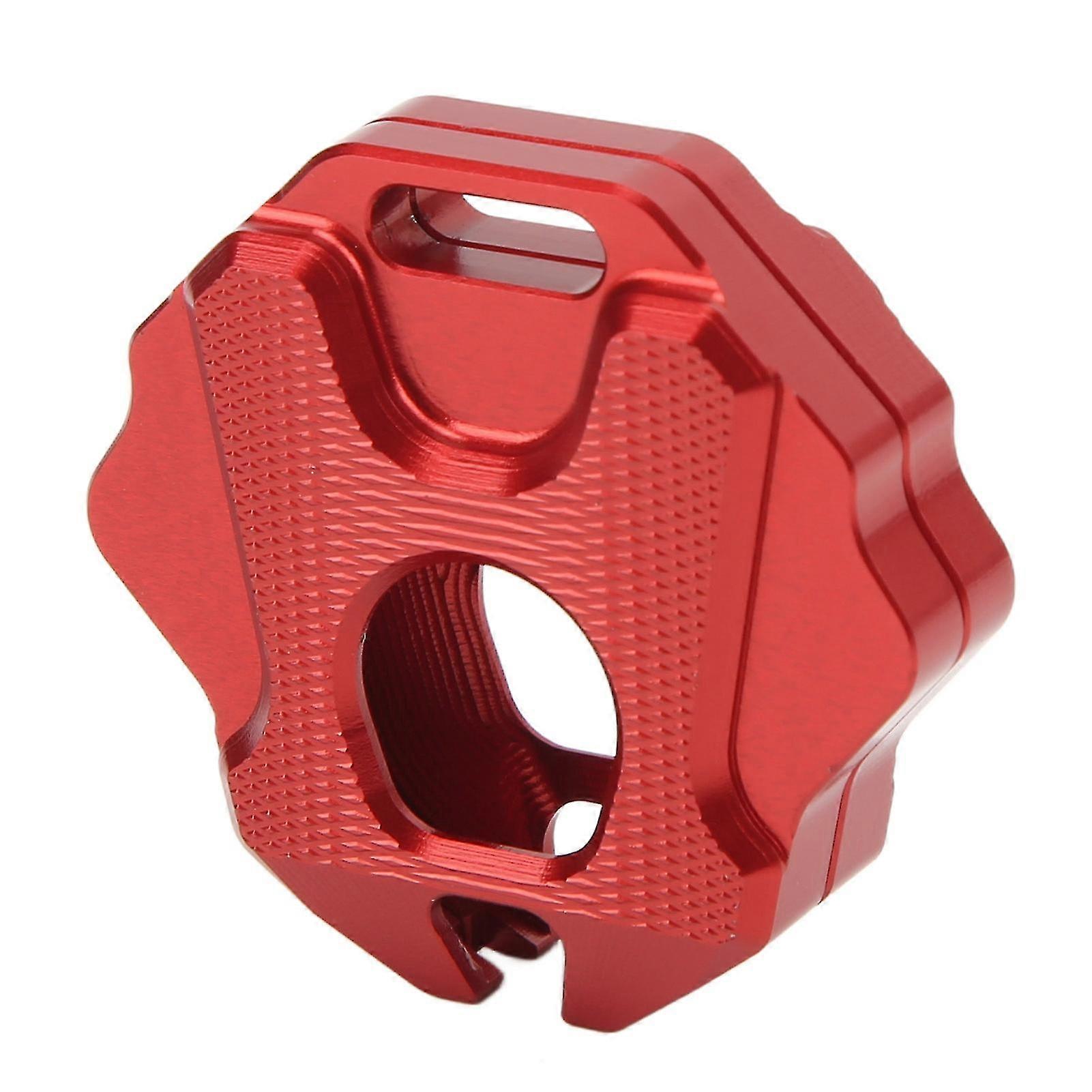 Motorsykkelnøkkelskall CNC metall solid stilig perfekt passform erstatning for CB650R CBR650R 2020+ (rød)