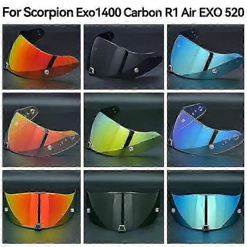 Helmets Visor For Scorpion Exo 1400 Carbon, R1 & EXO 520 EXO 391 ...