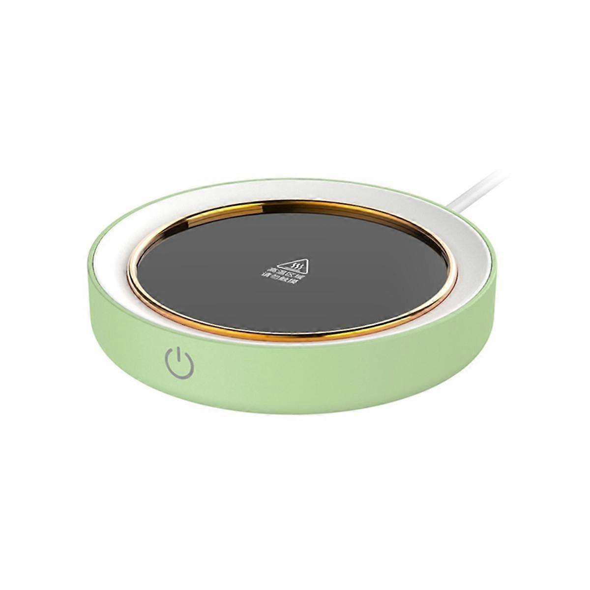 Mug Warmer for Coffee and Tea, for Desk, with Auto Shut Off, Warmer Plate with Nightlight Ring Glow