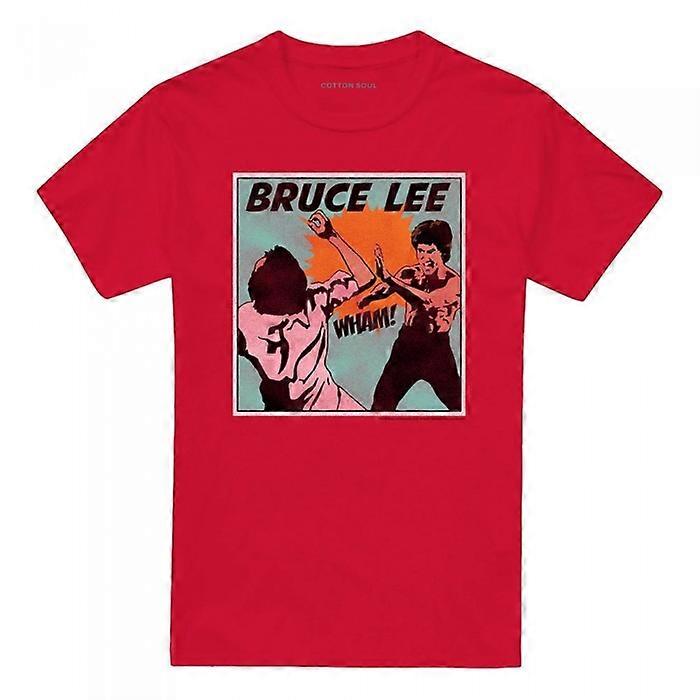 Bruce Lee Unisex Adult Comic Panel T-Shirt