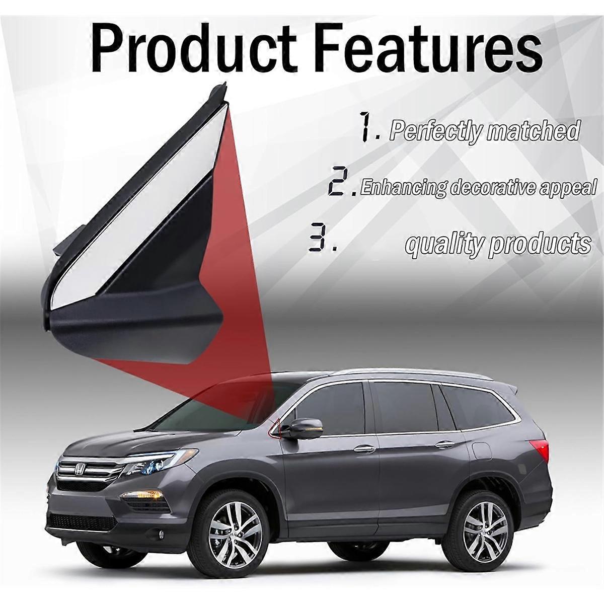 Mirror Corner Molding Triangle Cover Flat for Pilot 2016-2022