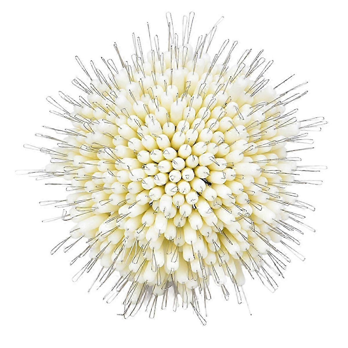 Medium Milky White Silicone Space Beans Olive-Shaped Space Beans