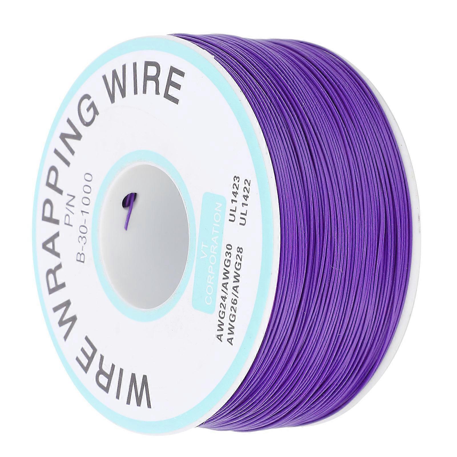 Tinned Copper Wire 0.25mm Core Purple Single Core 105℃