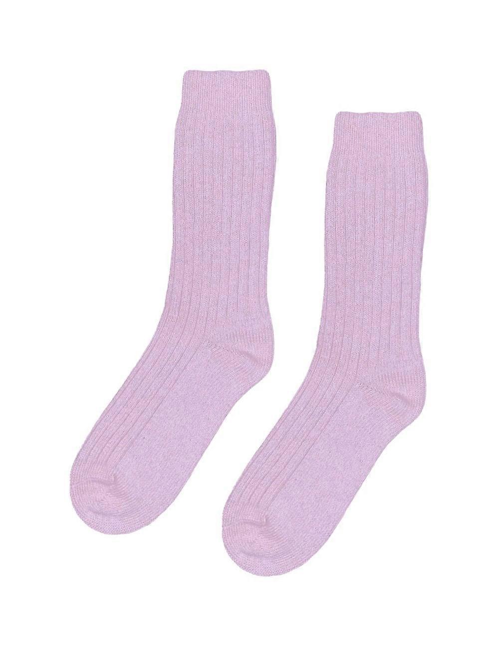 Men's Colorful Standard Merino Wool Blend Socks - Soft Lavender