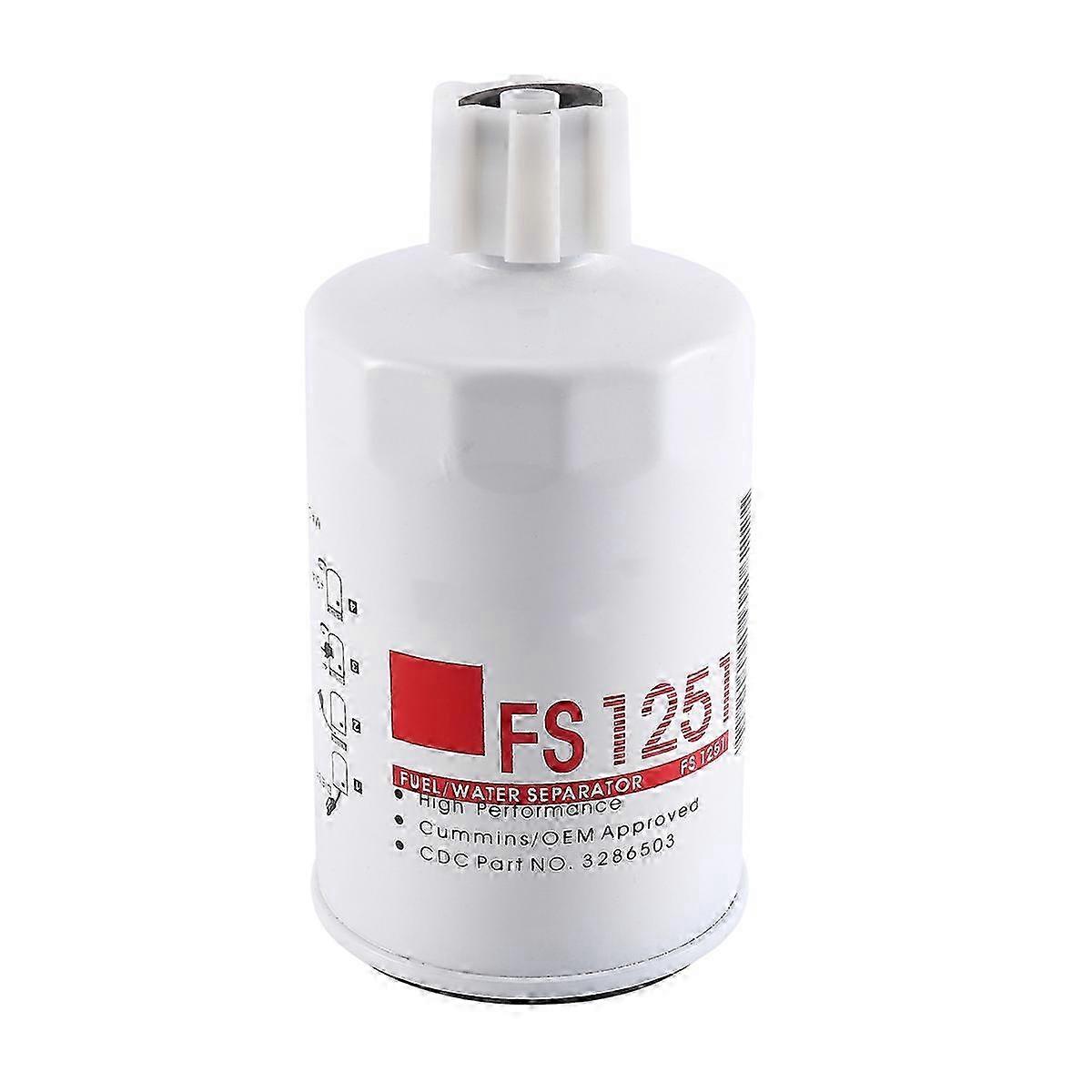 For FS1251 Cummins Fleetguard Fuel Filter/Water Separator 2025
