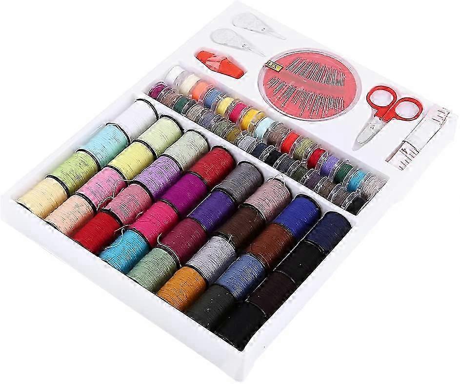 Home Sewing Kit Colored Sewing Machine Thread 64 Rolls Sewing Tools 2025