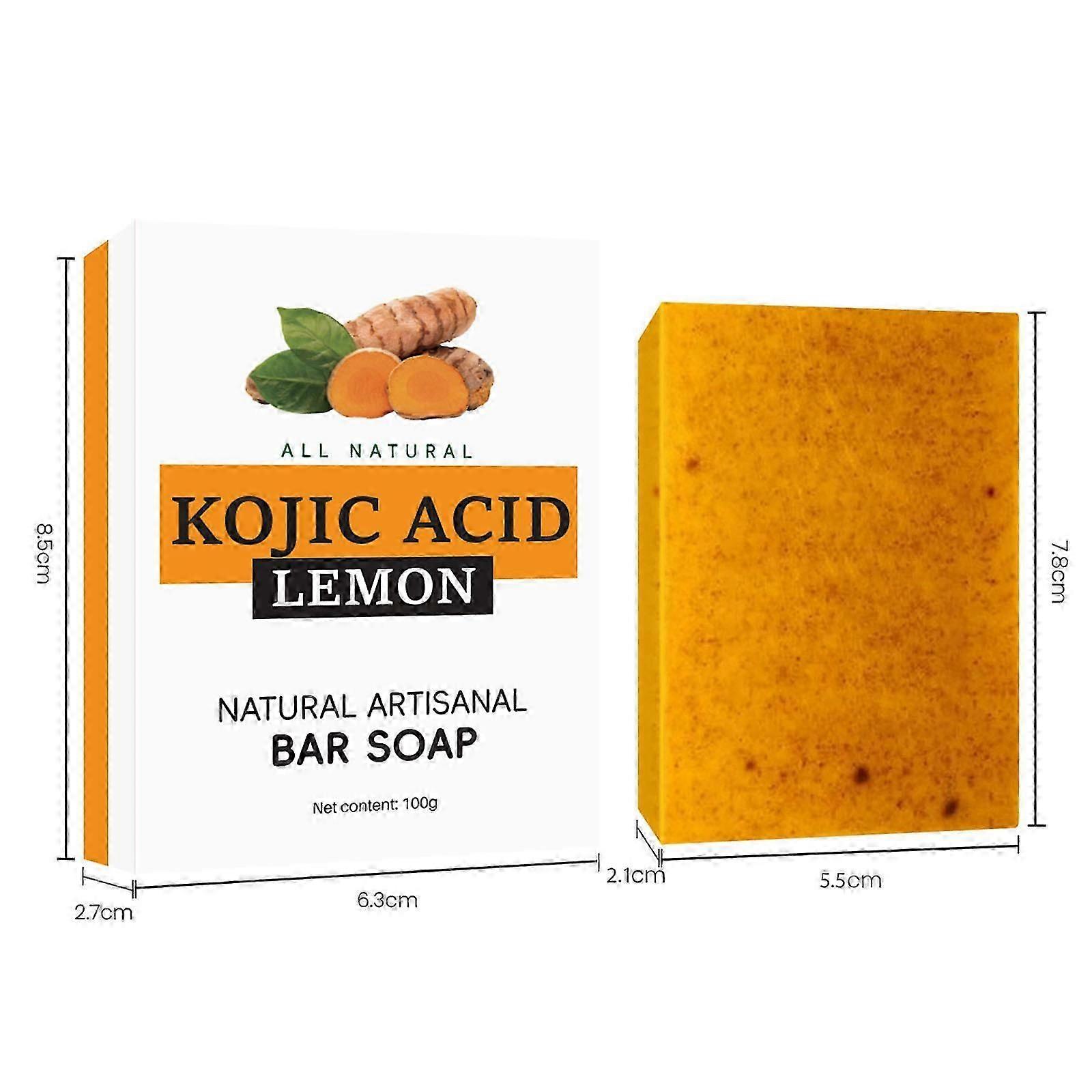 Soap Lemon Turmeric Soap Tablets Cleansing Turmeric Soap Facial And Body Shower Soap Firming Pores And Removing Pigments Relaxation