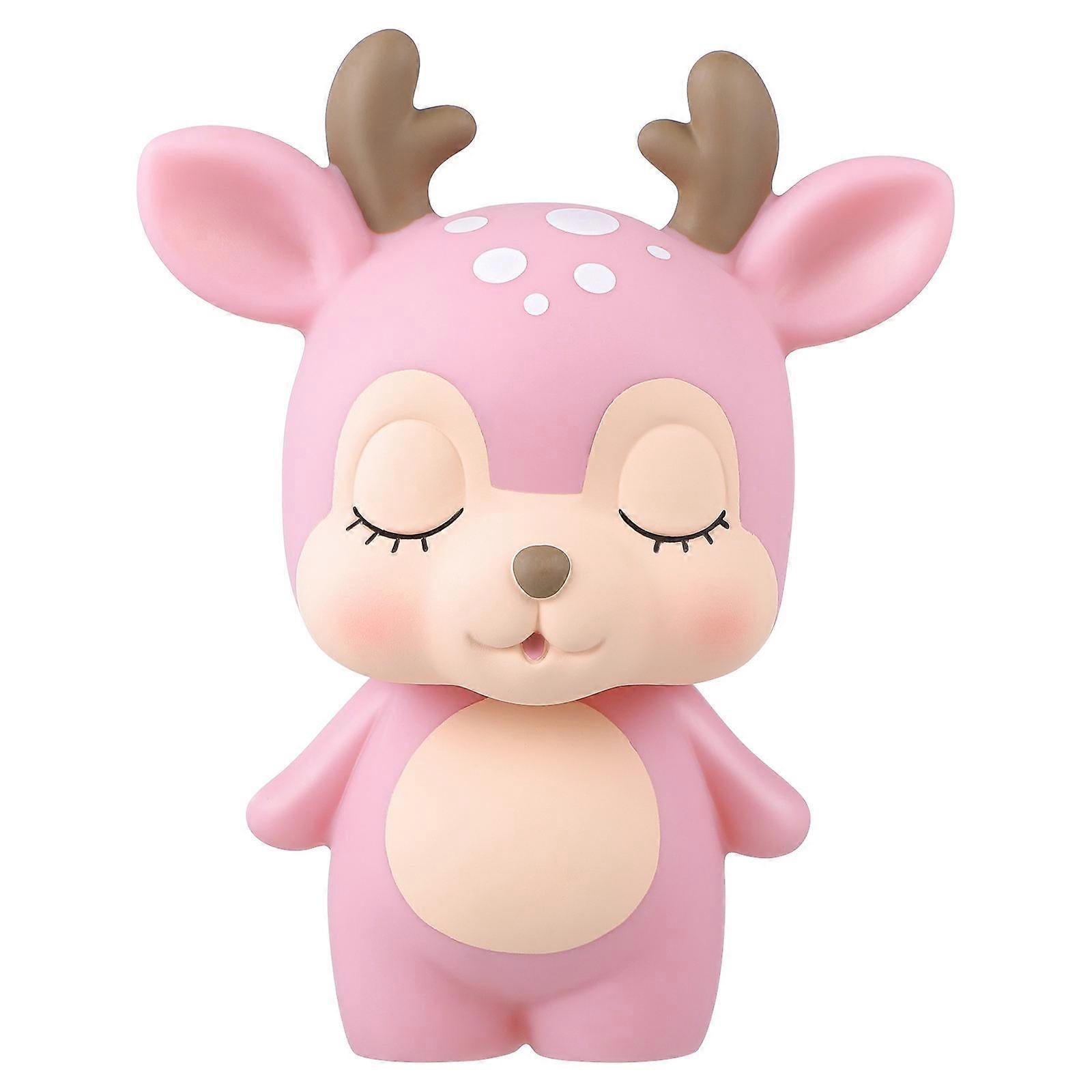 Cartoon Deer Piggy Bank Nuobesty for Coin Storage 2Pcs Money Saving Pot