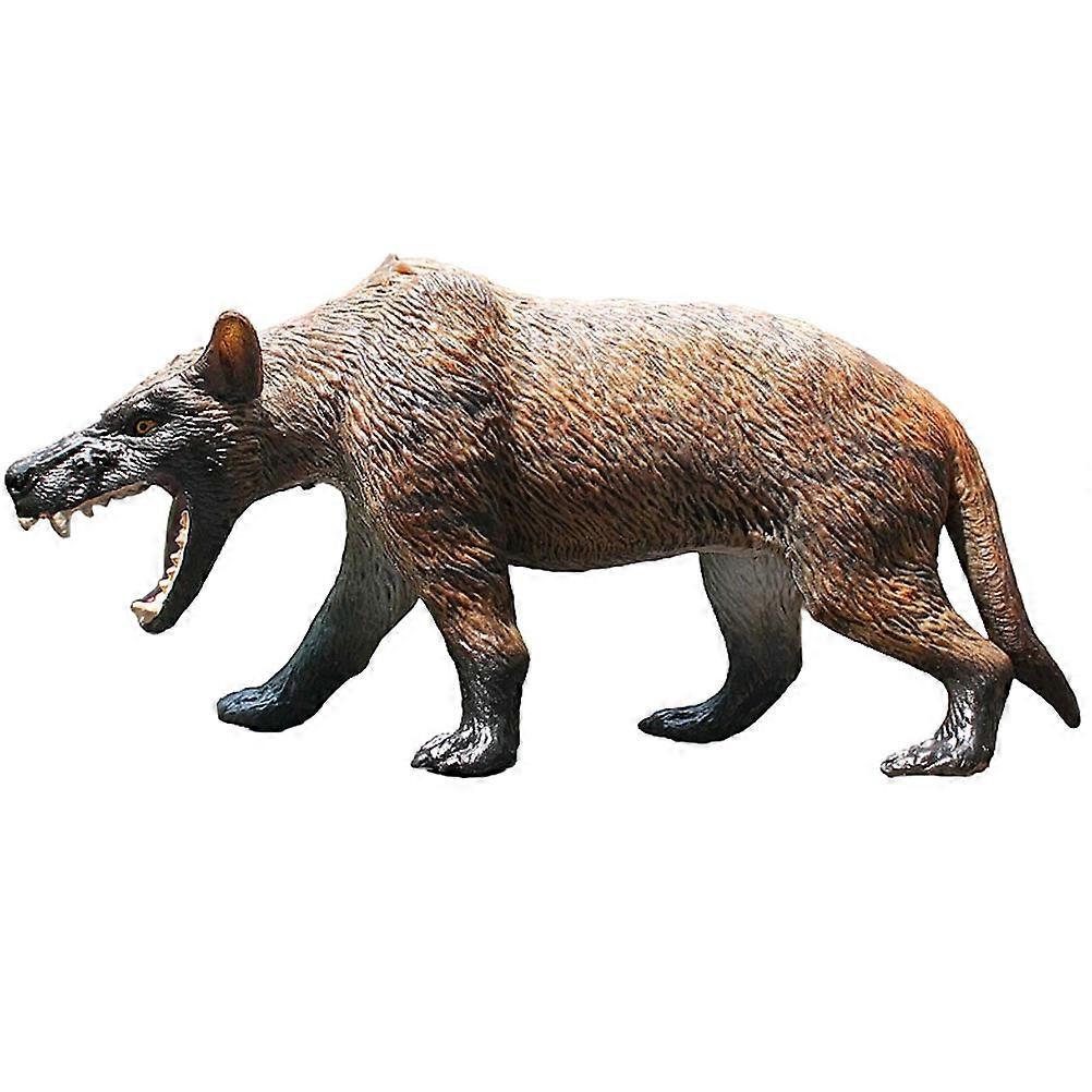 Simulation Wolf Figurines Plastic Animal Model for Decor 5Pcs Set