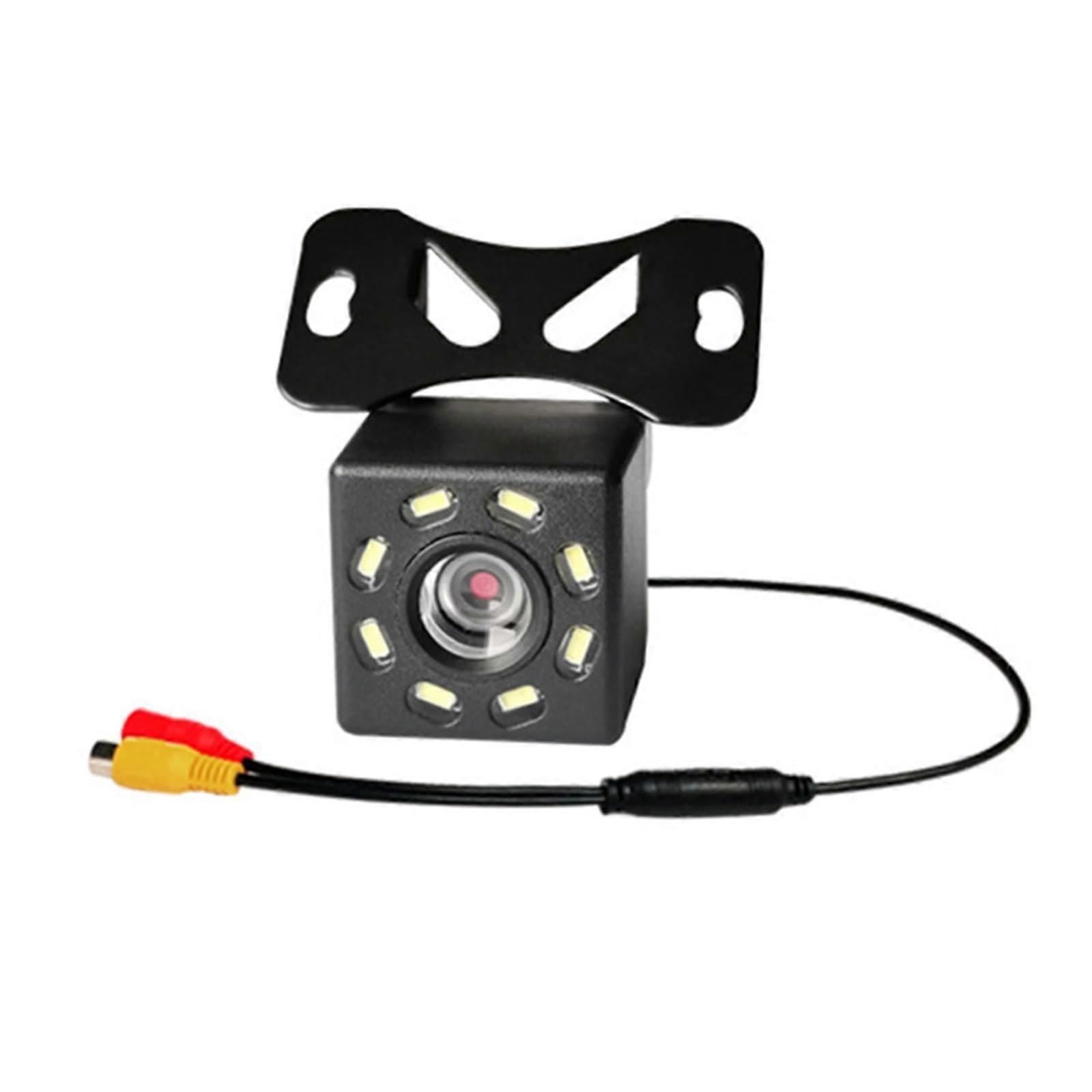 Reverse Camera Rear View Camera, Night Vision, Waterproof, 170Degree FOV, HD Image, Automatic Parking Monitor, 8LED