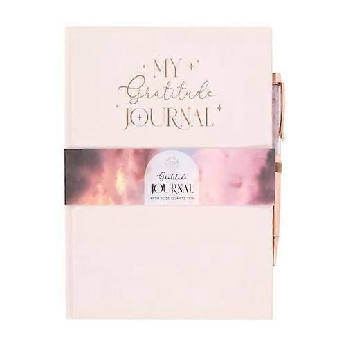 Something Different Gratitude Rose Quartz Diary And Pen
