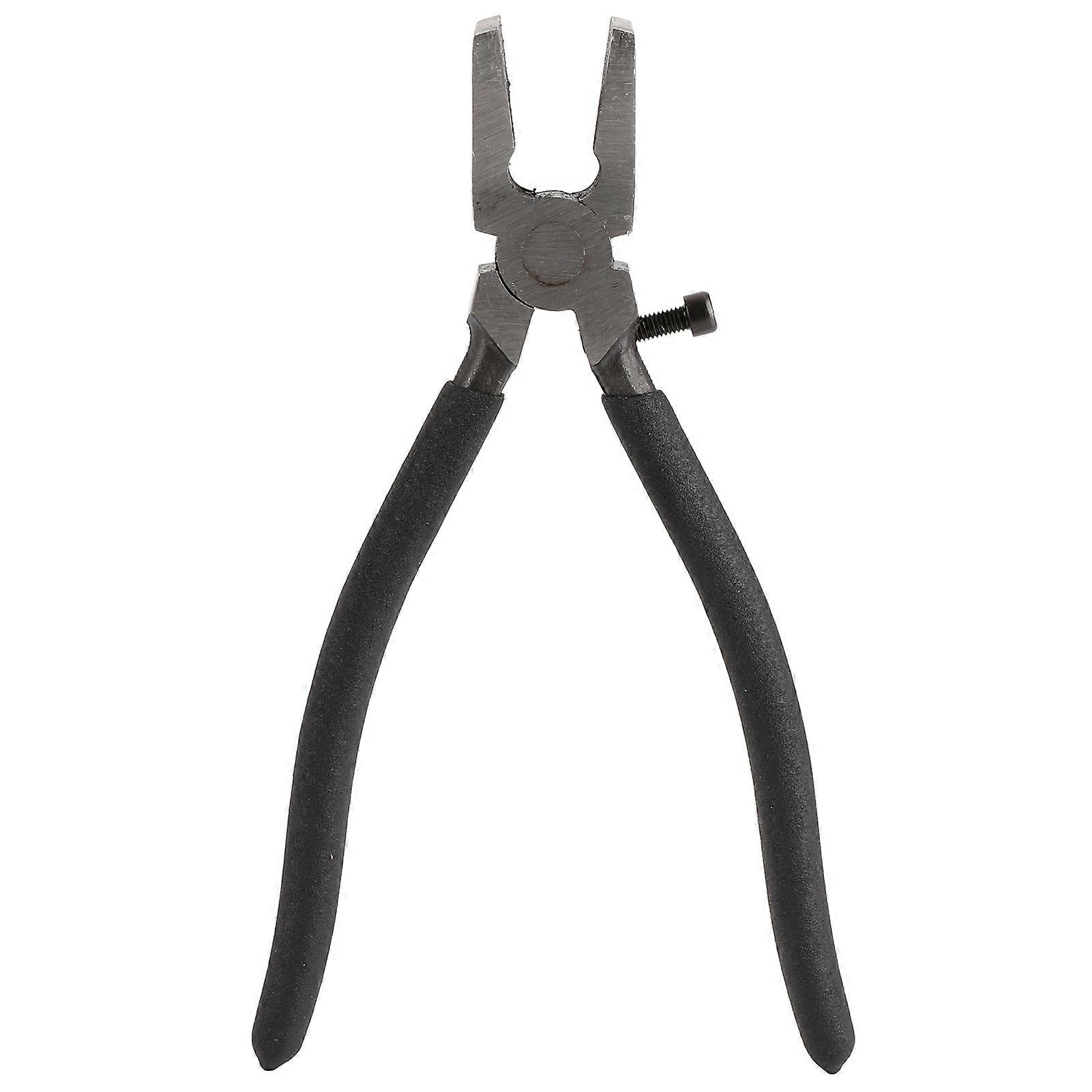 Pince à briser le verre avec vis, conception ergonomique réglable, outils de coupe à buse plate
