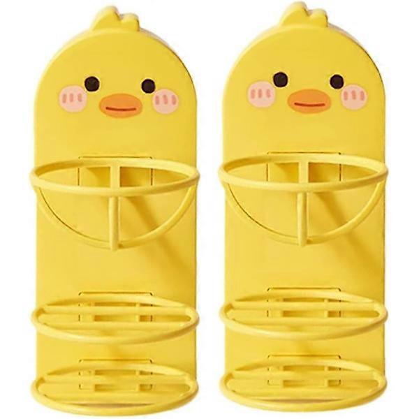 2 pcs Makeup Sponge Holder Wall Mounted Storage Powder Puff Box