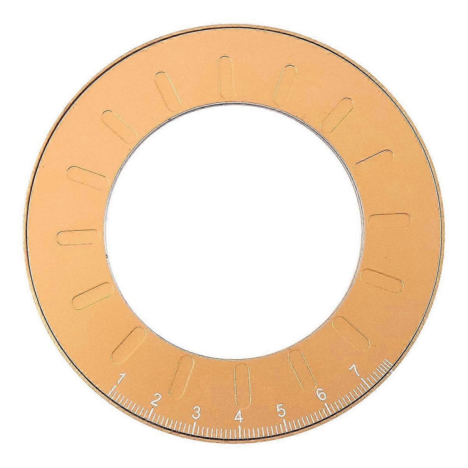 Adjustable Round Drawing Ruler 10mm to 77mm Rotatable Compass Ruler