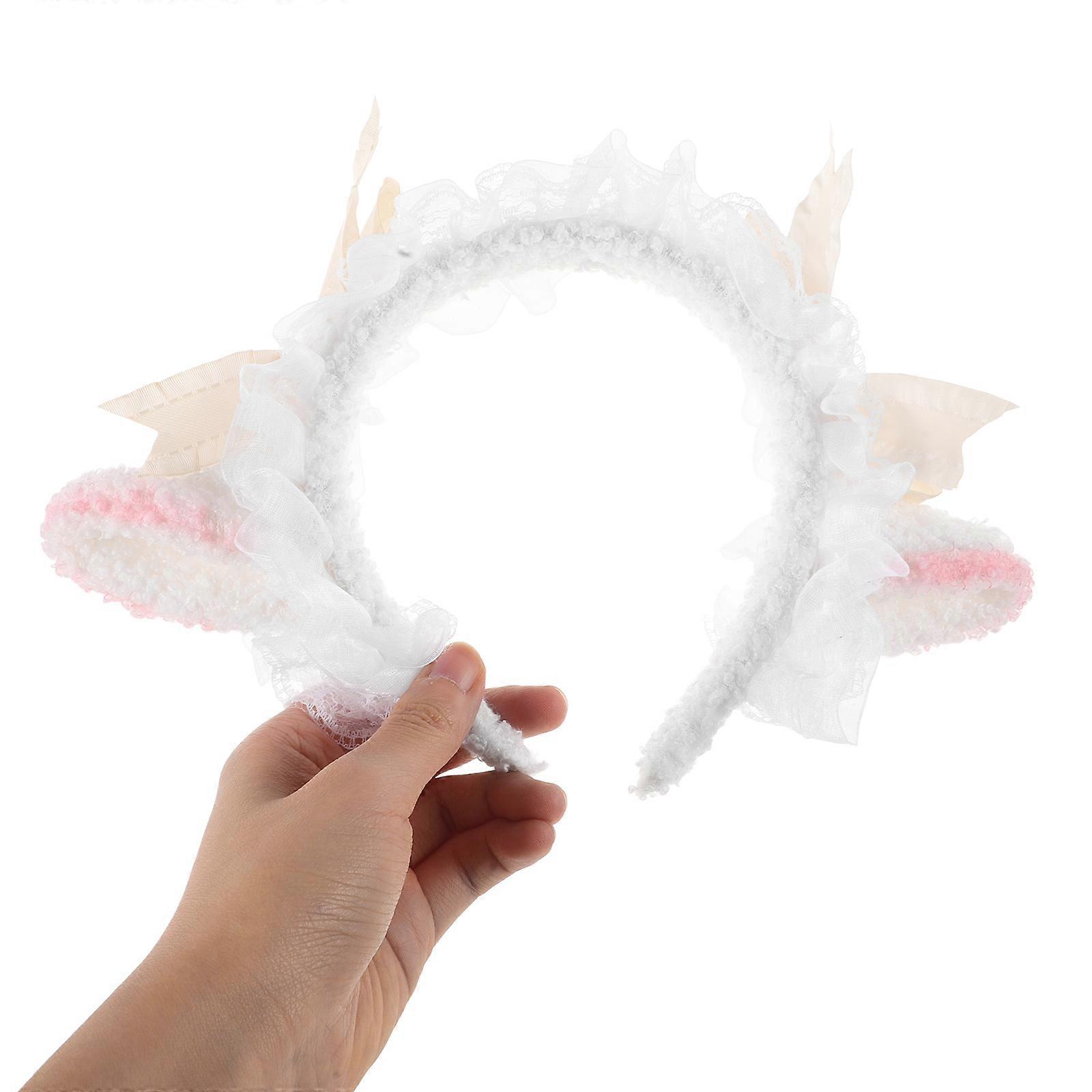 Animal Ears Headbands Plush Sheep Headband for Decoration Soft Material
