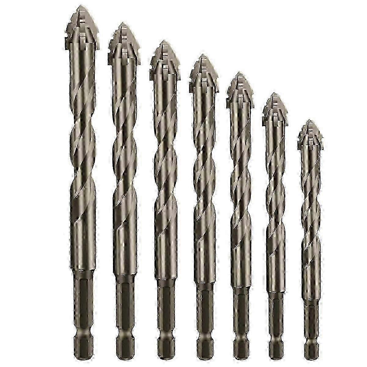Eccentric Drill Bit with Four-Flute Sawtooth Design