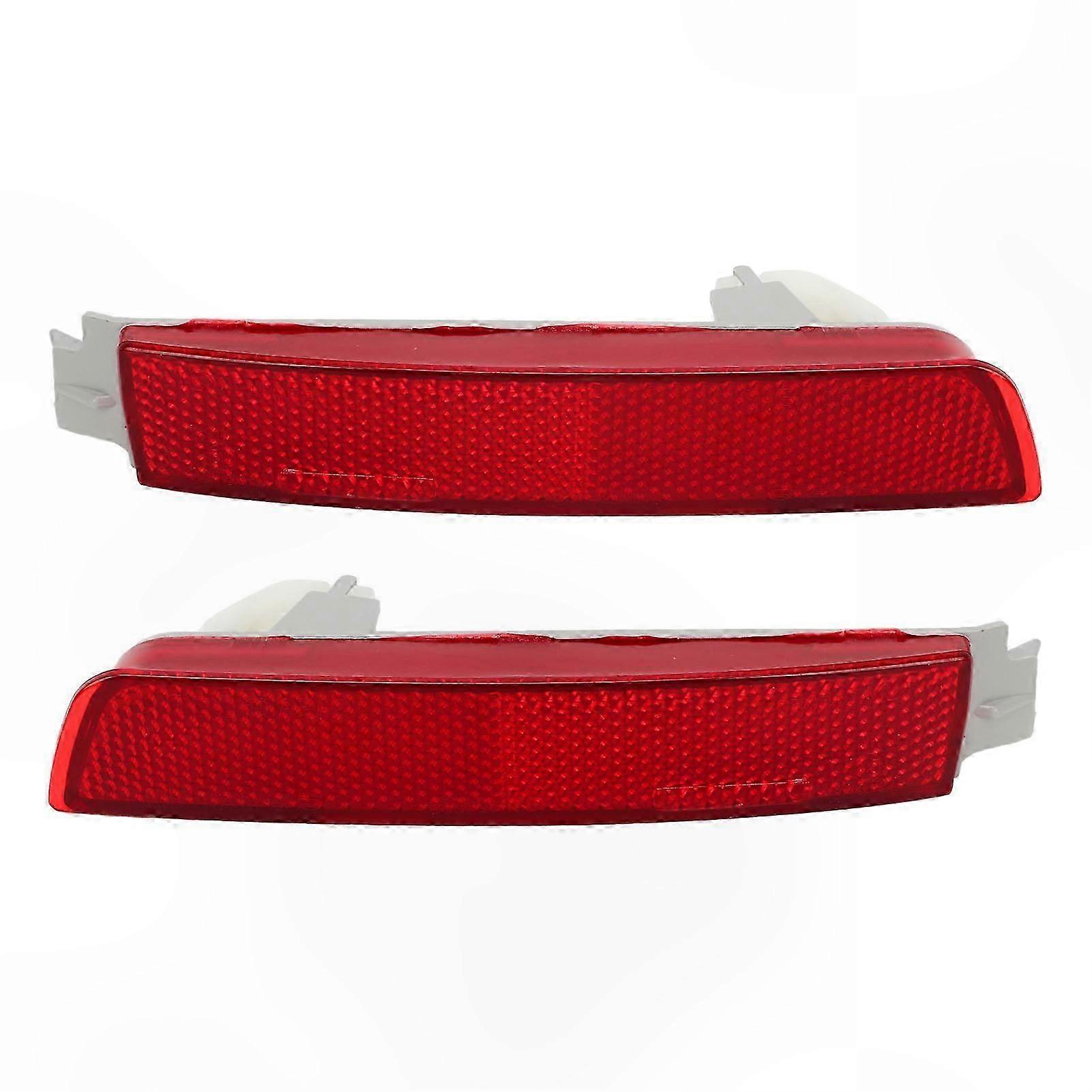 Rear Bumper Reflector Set Smooth Surface Left Right Replacement for QX70 FX35 Models 265605C000