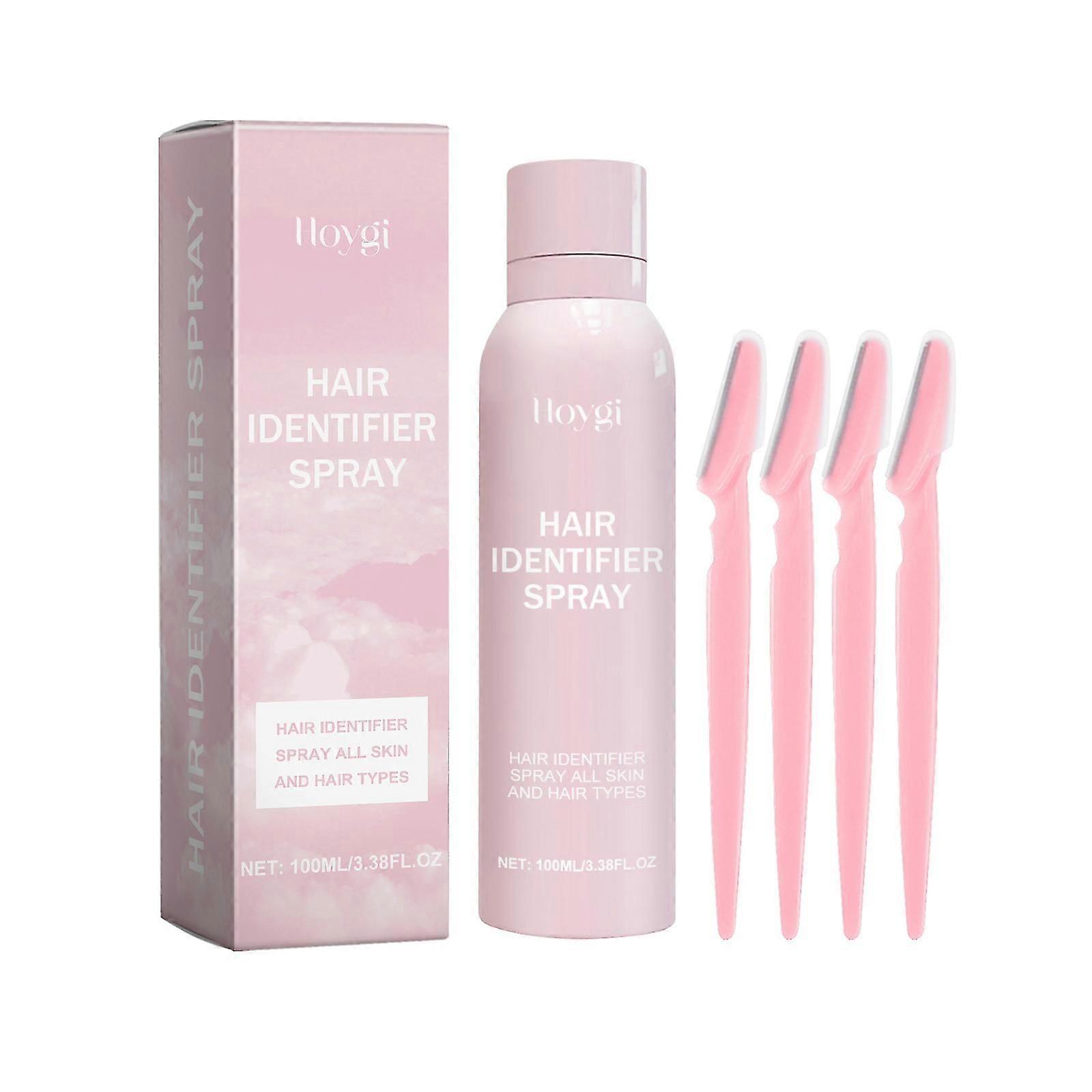 Spray d’identification des poils du visage Hoygi, doux et non irritant, nettoie la peau, adoucit les cheveux, nettoie et élimine rapidement les poils