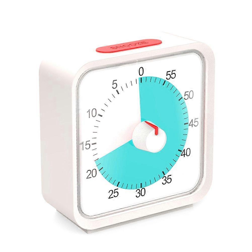 Pomodoro Timer for Kitchen, Time Management Study Classroom Timer, 60-Minute Visual Timer with Silent Operation -C