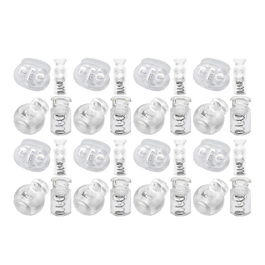 Spring Loaded Cord Plastic Buckle for Camping Use 200Pcs Pack