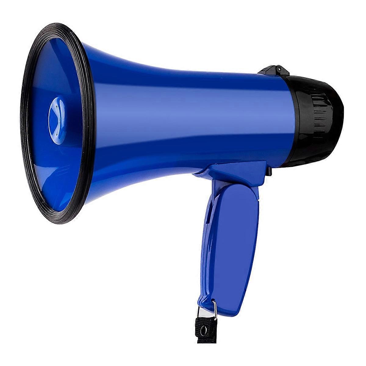 Portable 25W Speaker Small Bullhorn Blue
