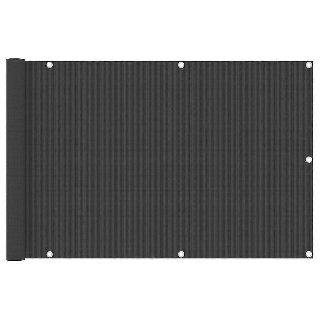 Balcony Screen Anthracite 90x500 Cm Hdpe