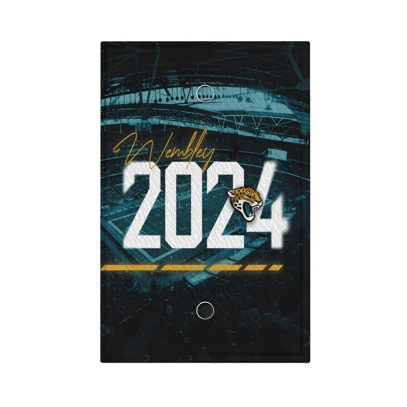 Jaguars Switching Lights Single Leather Roman Frame Switch Panel Wall Panel Single Double/Pull Light Switch