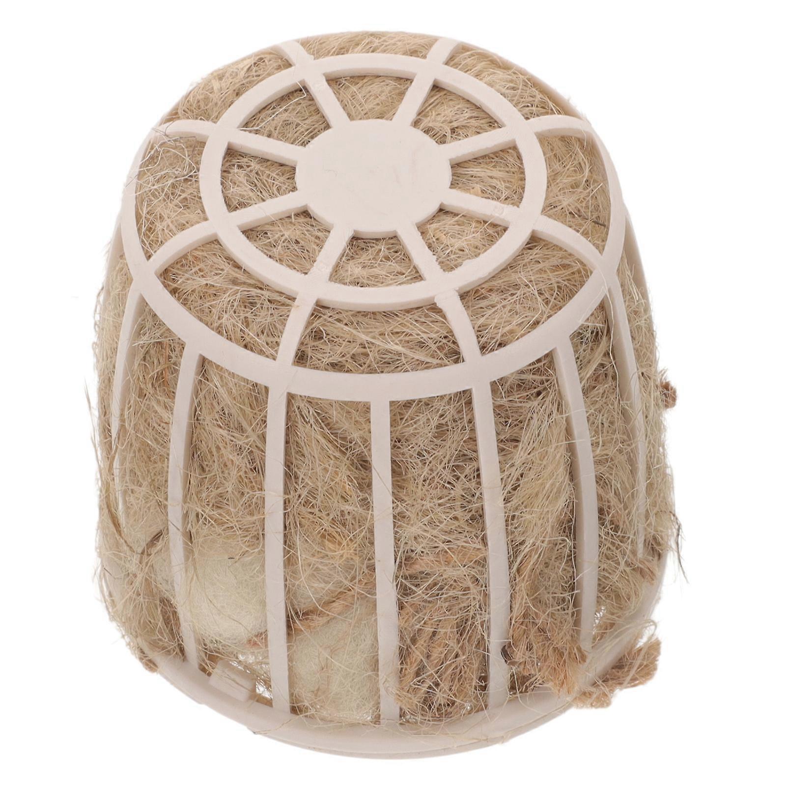 Plastic Bird Nest Bowl for Bird Breeding 3Pcs with Jute Material