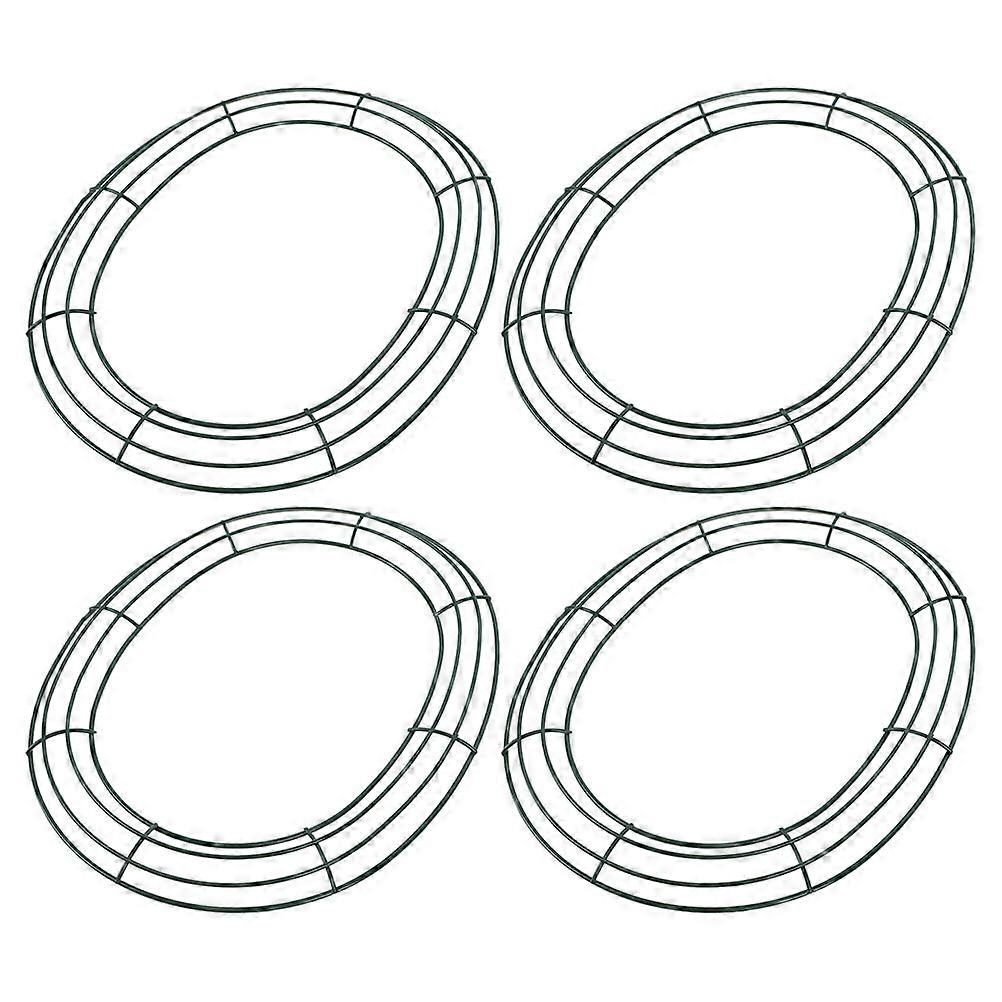 DIY Easter Egg Floral Wreath Frames Metal Hoop for Craft 8Pcs