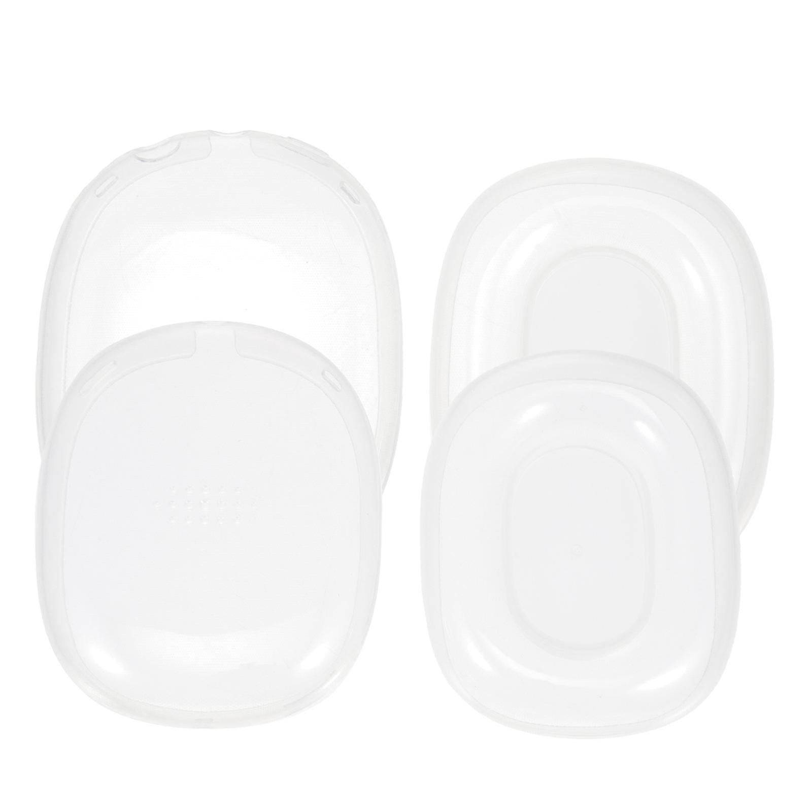 Headset Cover Shock Resistance Protector Transparent 10X8X2CM Fingerprint Protection 1Set