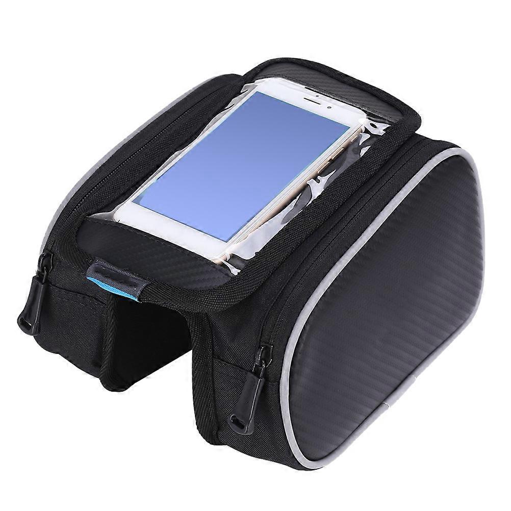 Cycling Design Handlebar Phone Bag For Smartphones In Large Size With Storage Functionality 2Pcs